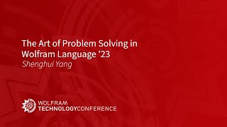 The Art of Problem Solving in Wolfram Language '23 by Wolfram 523 views 2 months ago 33 minutes