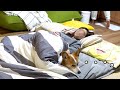日頃一緒に寝てない愛犬を布団に誘ってみた結果