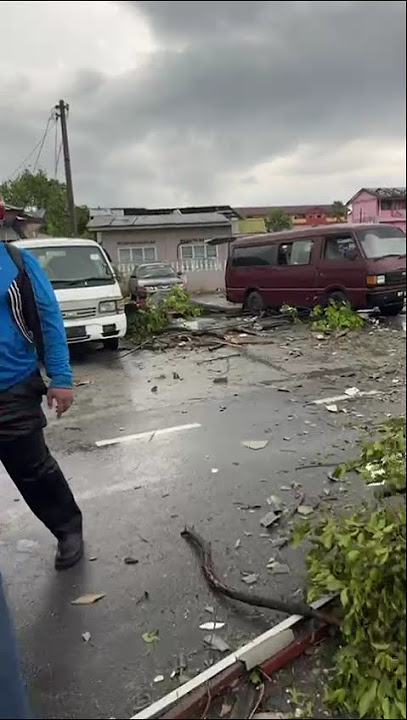 Ribut dan hujan lebat Sijangkang Jaya Part 2