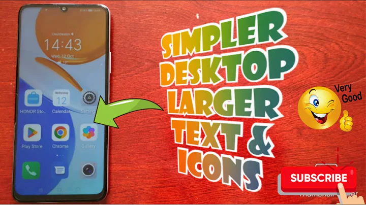 Honor X7 Simple Mode| Switch to A Simpler Desktop Layout With Bigger Text And Icons!!
