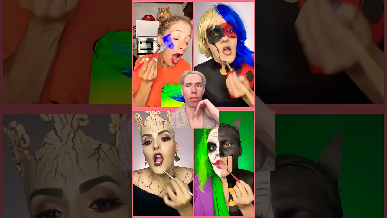 Who did the best?? #greenscreen #reaction #trending #trend#makeup#makeuptutorial#makeupartist#shorts