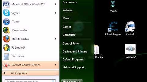 Windows 7 Start Menu Orb - Blurring Deadmau5
