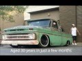 Patina Paint job 1964 chevy C10 Bagged 6 link