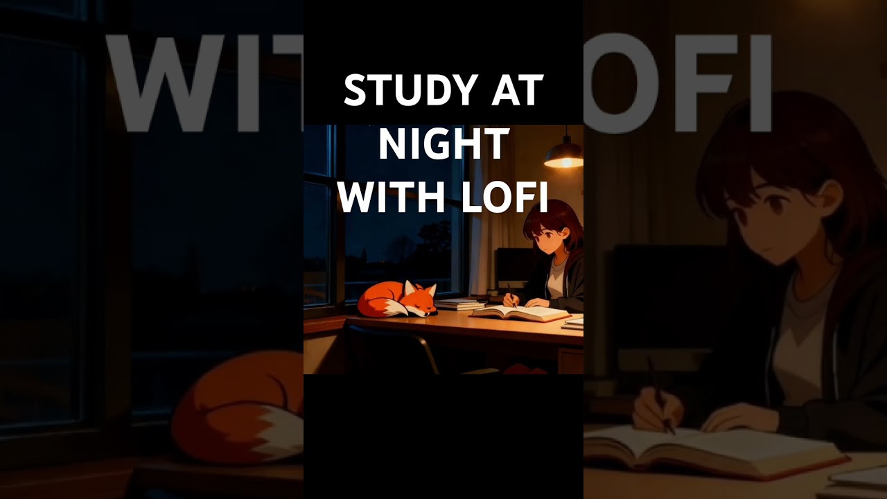LoTuneFox – After Midnight Study LoFi | Late Night Focus at Home 