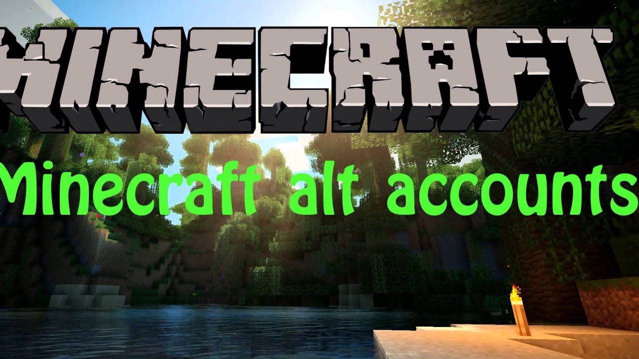 Minecraft alt accounts 2015 - YouTube