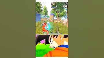 ONLY KAMEHAMEHA EVERY TIME 😱🤣- BGMI ×DRAGINBALLZ #pubg #goku