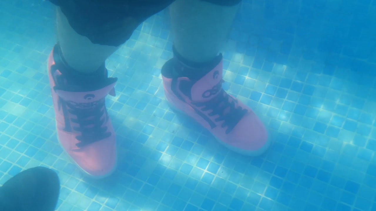 shoes underwater