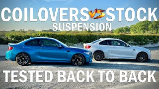 Coilovers suspension vs Stock. Can coilovers be more comfortable? Back to back test. | 4K