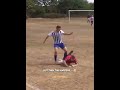 Respect To The Guy For His Diving Slide Tackle🥶🤯 #shorts #football #soccer