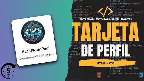 HTML y CSS para Principiantes: Diseñando tu Primera Tarjeta de Perfil 💻