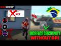 How to Increase Sensitivity Without DPI in Free Fire🚀 All Android Ultra Sensitivit Secret Settings⚙️