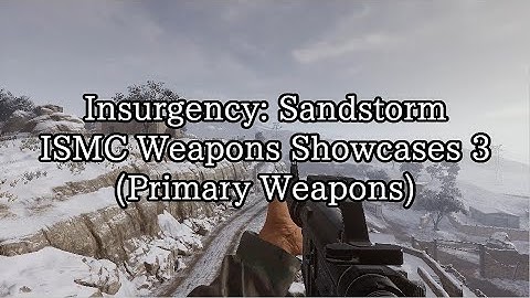 [Insurgency: Sandstorm] ISMC Mod Weapon Showcase 3 (Primary Weapons Pt. 2)