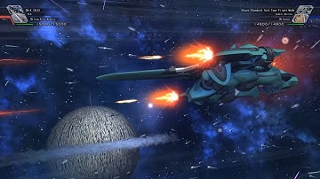 SD Gundam G-Generation Cross Rays - Brave Standard Test Type Flight Mode All Animations