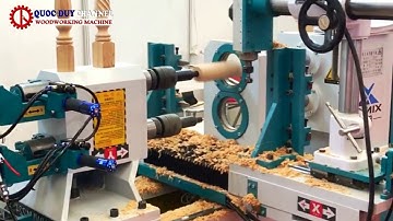 Máy tiện  gỗ CNC 2 trụcIMáy tiện gỗ cnc 2 trục đôi CW-1520-2