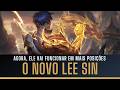 TESTEI o NOVO LEE SIN! Riot fez mudanças importantes no R e W do campeão