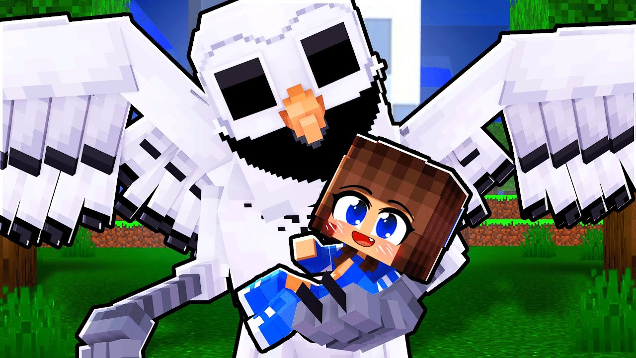 MIIKA foi ADOTADA pela CORUJA do 99 NOITES no Minecraft ◂Miika▸
