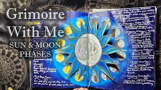 Grimoire with me, ~ SUN& MOON PHASES, Pagan Crafting