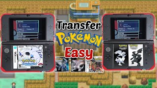 HOW TO EASILY TRANSFER POKEMON FROM DIAMOND/PEARL/HEART GOLD/ SOUL SILVER TO BLACK & WHITE