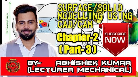 LECTURE-8#Surface/Solid Modelling Using CAD/CAM (CH.2,PART-3) #CAD/CAM#MECH.ENGG.4thSEM#UPBTE