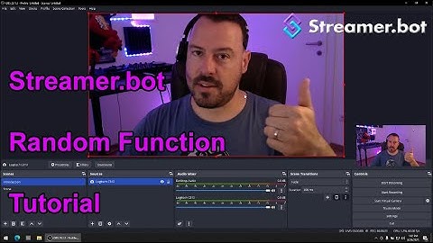 How to Use the Random Function in Streamer.bot: Quick Tutorial