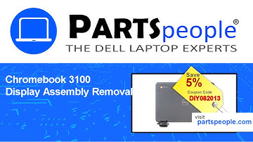 Dell Chromebook 3100 (P29T001) Display Assembly How-To Video Tutorial