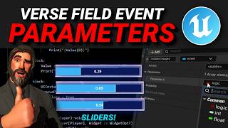Using VERSE FIELD EVENT PARAMETERS for Sliders/Buttons in Fortnite Creative/UEFN! (Full Tutorial)