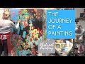 Creating on 60x40 canvas from start to finish | Betty Franks Art