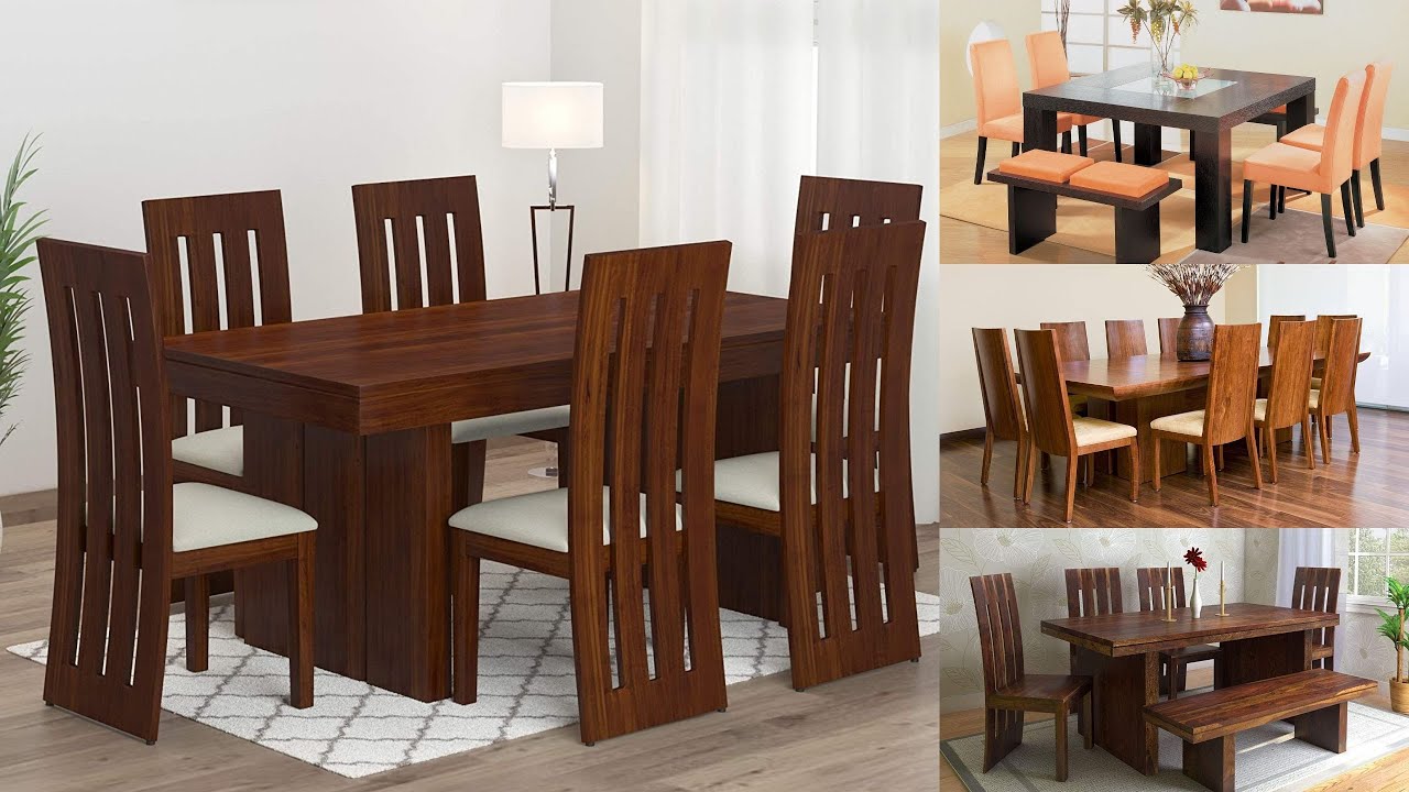 Top 50 Wooden Dinning Table Designs | Dining Table Designs | Wooden ...