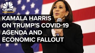 Kamala Harris speaks on Trump's Covid-19 agenda and economic fallout – 8/27/2020