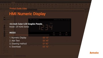 Autonics Tutorial : HMI Numeric Display