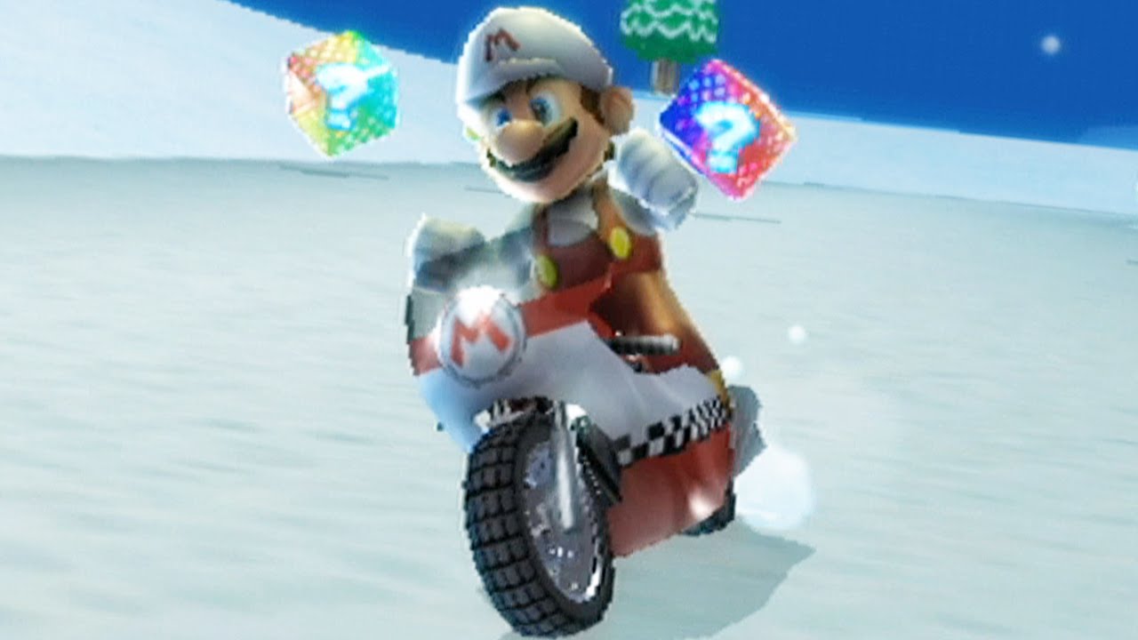 Mario Kart Wii - 150cc Silver Mushroom Cup Grand Prix (Fire Mario Gameplay)