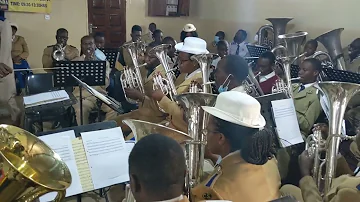 salvation army Zambia territorial brass band "ancient words" arranged by Nyadani Chisoni