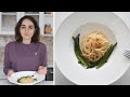 Lilyth Makes Vegan Garlic Pasta With Asparagus - Heghineh Cooking Show