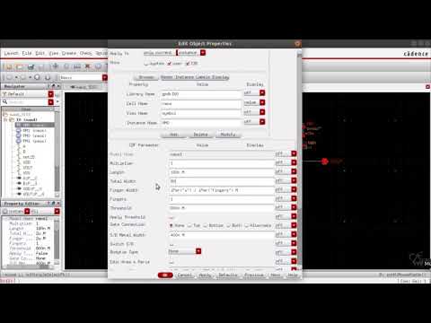 CMOS NAND Gate schematic symbol and simulation in Cadence Virtuoso