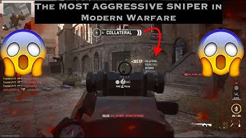 The MOST AGGRESSIVE SNIPER In Modern Warfare 2...