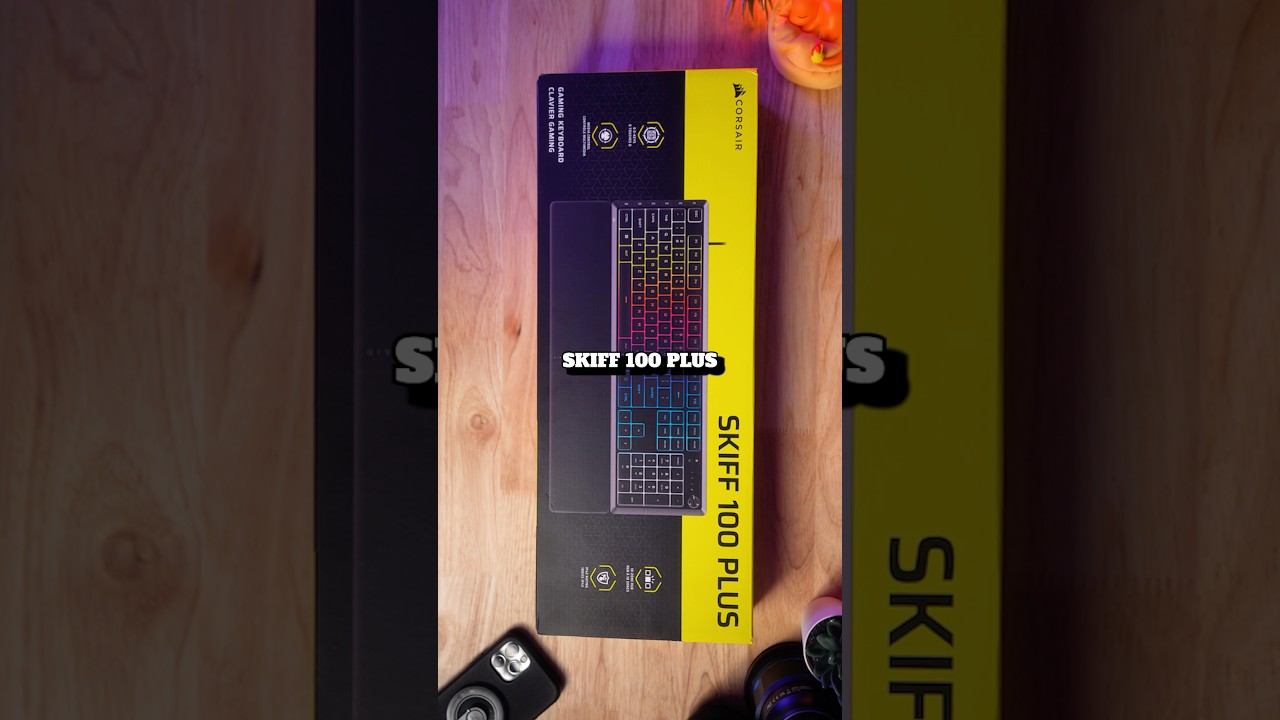 SKIFF 100 PLUS Keyboard from @corsair  #Corsair #keyboard #pcgaming #gamingkeyboard #sponsored