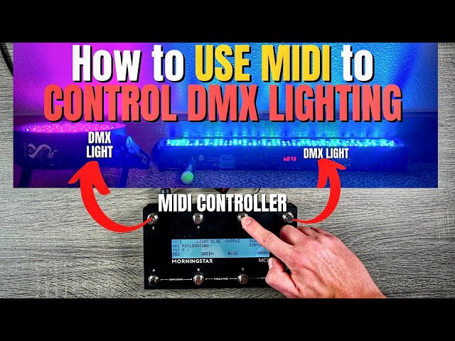 How to USE MIDI Control Your DMX LIGHTING - Full Tutorial - YouTube