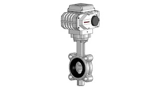 Valworx 5673/5674 Electric Actuated Butterfly Valves - Lug Style