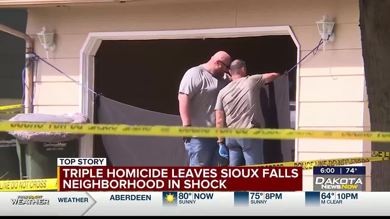 Triple homicide leaves Sioux Falls neighborhood in shock - YouTube