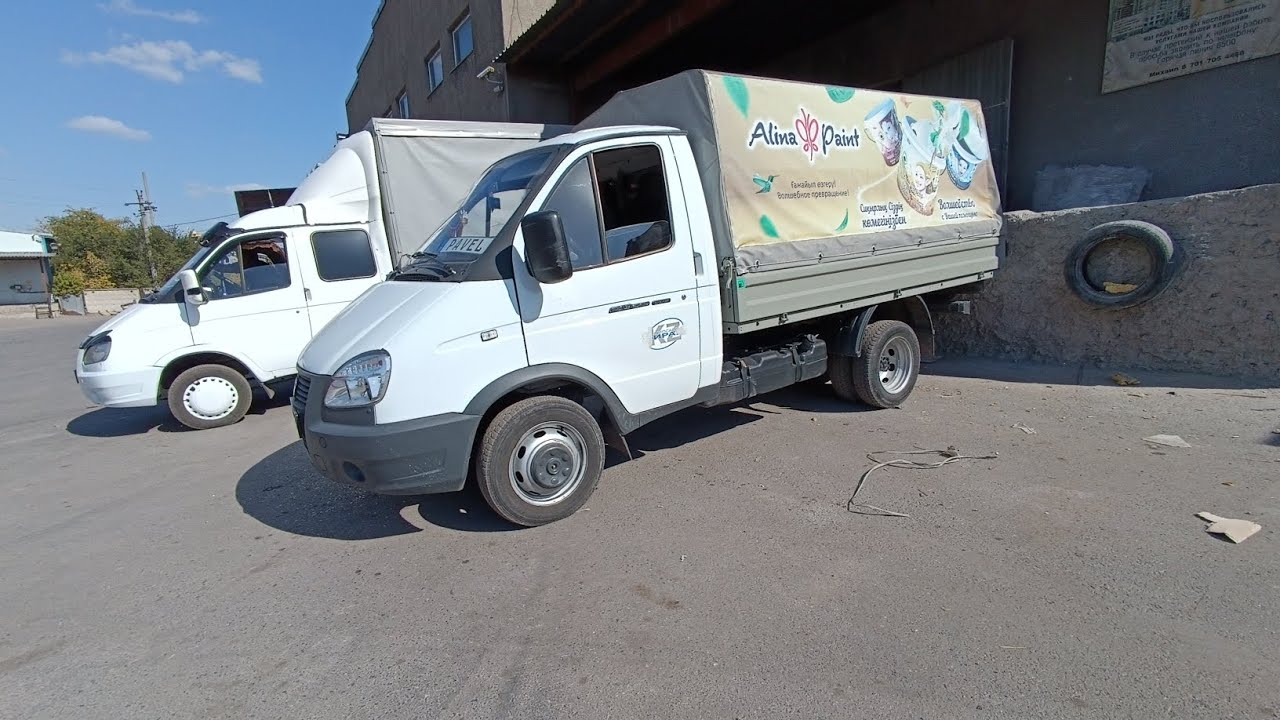 Газель Бизнес замена передних тормозных колодок, установка бочка ...