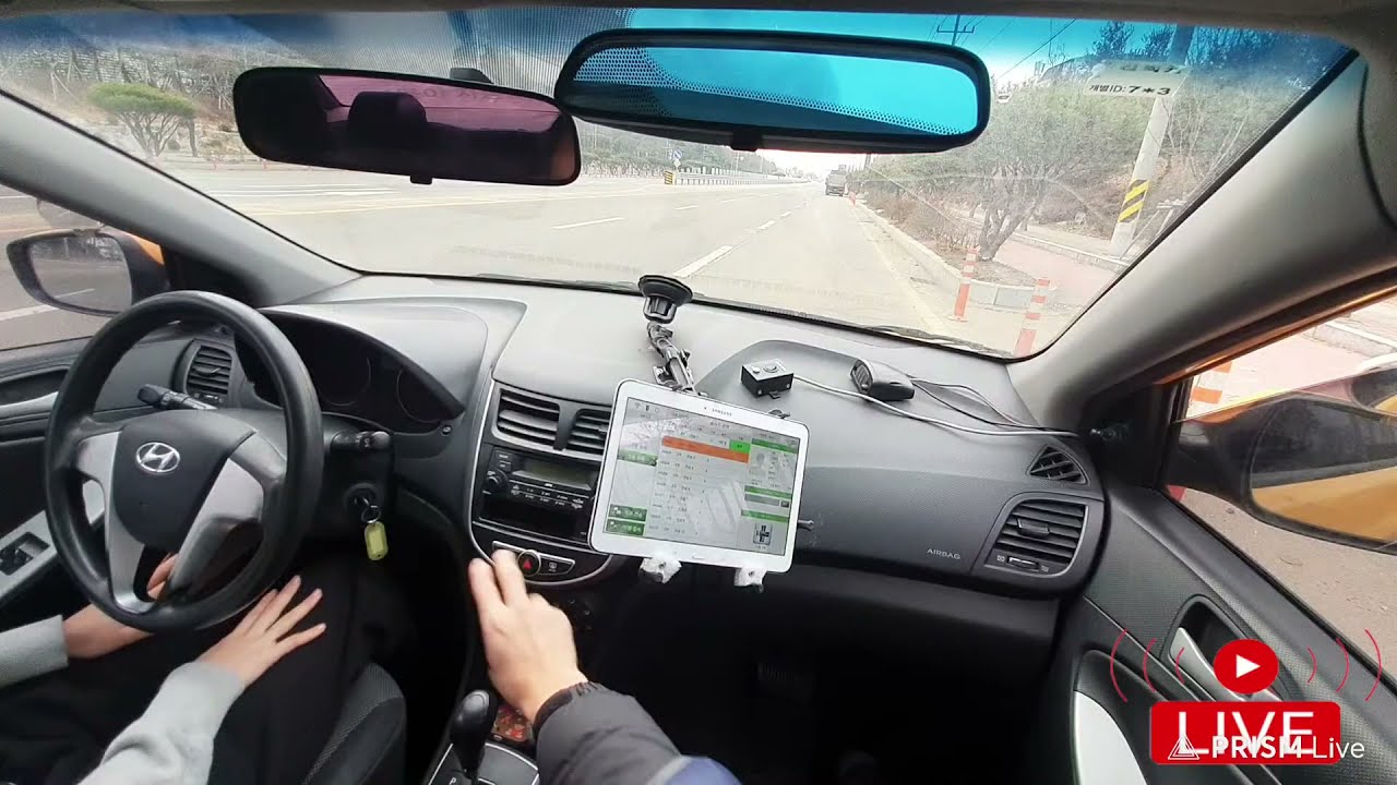 2종 오늘 시험봅니다. 도로주행 시험차로 리얼연습. 87점 합격!