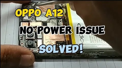 Cellphone repair oppo a12 volume and power button problem, paano ayusin at palitan ng flex?