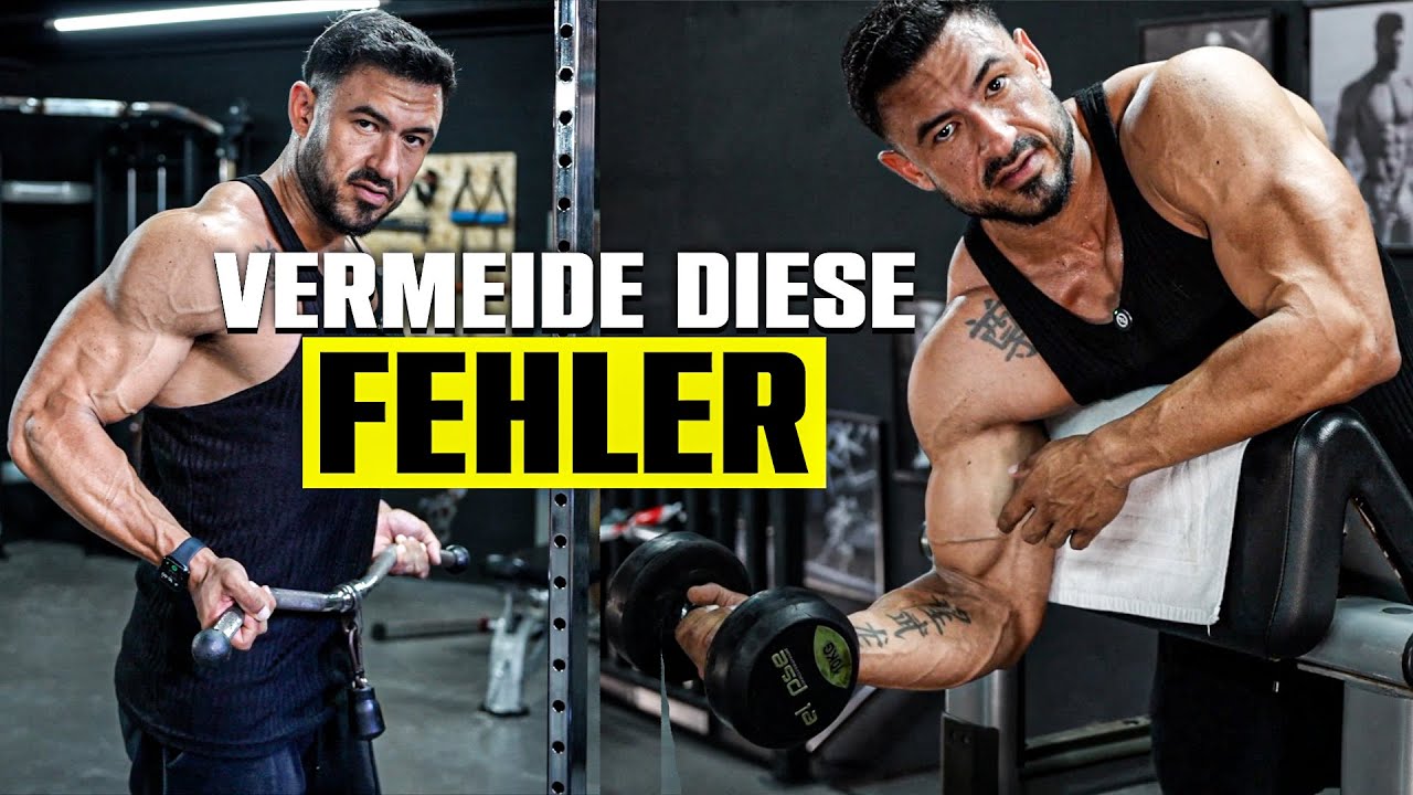 Vermeide diese Fehler beim Bizepstraining!