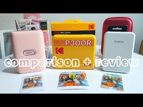 2021 Best Smartphone Photo Printer | Instax Mini Link, Kodak Mini 3 Retro, Canon Inspic 코닥 포토프린터