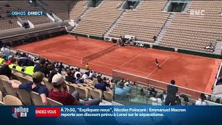 Roland-Garros: les premiers matchs se dérouleront à huis clos