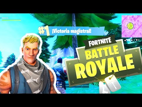 Fortnite Battle Royale Mi Primera Victoria Grabada Gameplay Espanol Youtube - victoria en el fortnite battle royale de roblox