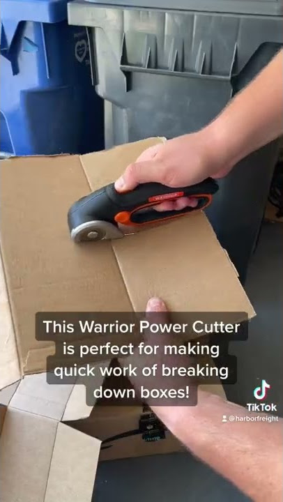 Does the Warrior electric rotary cutter work for cutting fabric or a lot of  fabric at a time? 