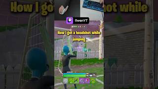 How I got a headshot while jumping #Fortnite #Headshot #FortniteShorts #JumpShot #FortnitePlays