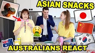 AUSTRALIANS REACT TO ASIAN SNACKS