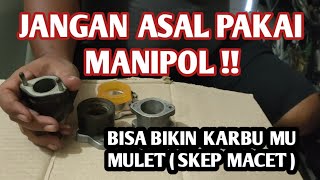 Manipol CB 150R Aluminium (PSP) - Insulator Diral + Karet Sambungan Manifold Intake Intek Karburator HONDA CB 150